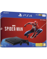 Игровая приставка Sony PlayStation 4 Slim 1TB Black (CUH-2216B) + Игра Marvel's Spider-man